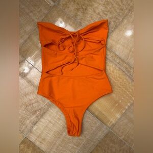 Mikoh Bold Orange Swimsuit